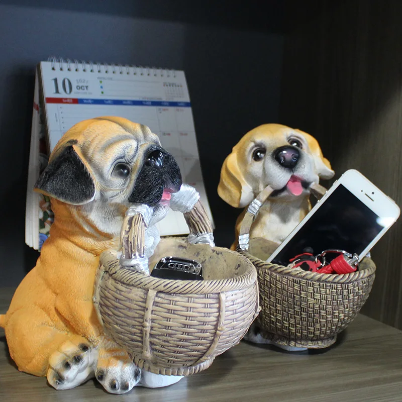 Creative home accessories, put the key storage box at the door, the door, the living room shelf, the resin puppy decoration
Creative home accessories, put the key storage box at the door, the door, the living room shelf, the resin puppy decoration