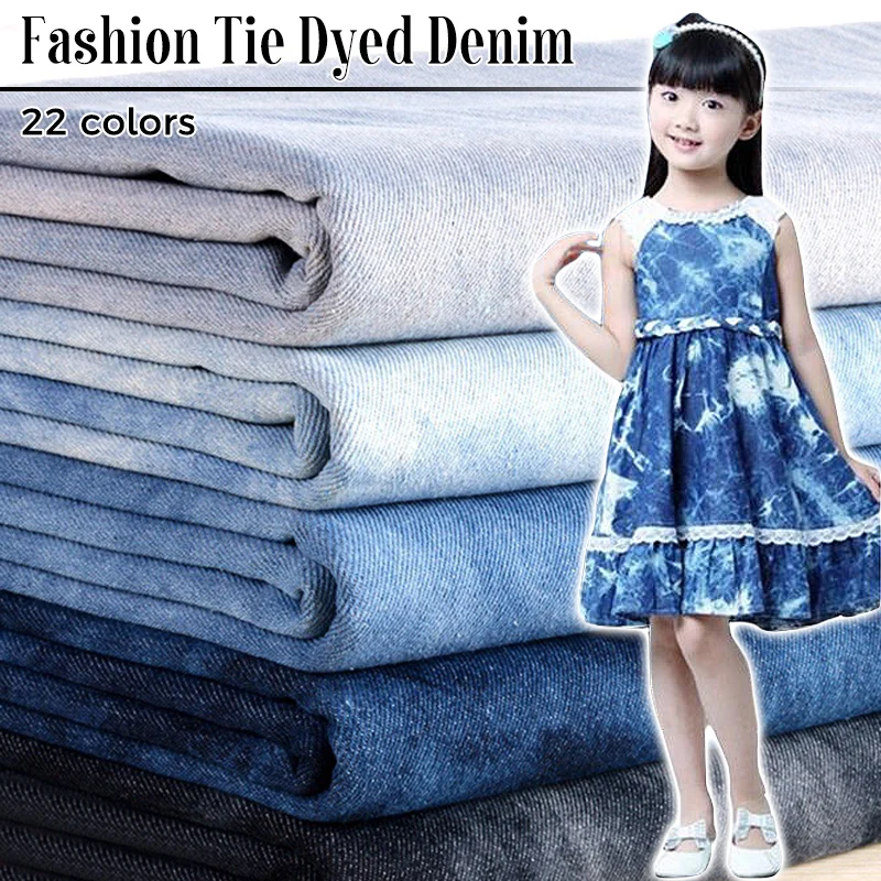50*140cm Trendy Denim Fabric Tie-dyed Washed Thicken Fabric For Skirt Jeans Pants Clothes Dress Sewing Diy Patchwork Material
50*140cm Trendy Denim Fabric Tie-dyed Washed Thicken Fabric For Skirt Jeans Pants Clothes Dress Sewing Diy Patchwork Material