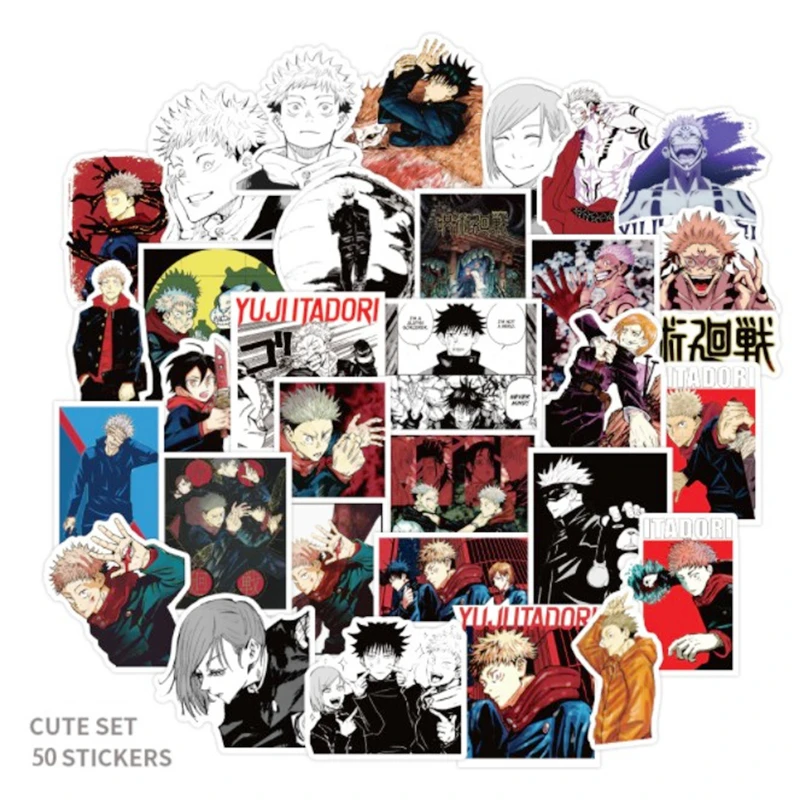 50Pcs/Bag Japanese Cartoon Animation Stickers PVC Graffiti Decals Aesthetics DIY Creative Water Cup Luggage Car Waterproof
50Pcs/Bag Japanese Cartoon Animation Stickers PVC Graffiti Decals Aesthetics DIY Creative Water Cup Luggage Car Waterproof