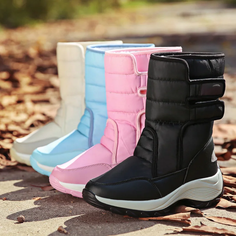 Winter Warm Casual Snow Boots Woman Outdoor Non-slip Waterproof Women Cotton Botas De Mujer Plush Comfort Female High Top Shoes
Winter Warm Casual Snow Boots Woman Outdoor Non-slip Waterproof Women Cotton Botas De Mujer Plush Comfort Female High Top Shoes