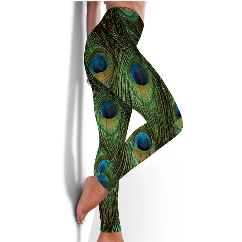 Женские леггинсы с высокой талией, штаны для йоги с принтом перьев, женские узкие бедра, персиковые эластичные брюки для фитнеса, спортивные... 
Женские леггинсы с высокой талией, штаны для йоги с принтом перьев, женские узкие бедра, персиковые эластичные брюки для фитнеса, спортивные...