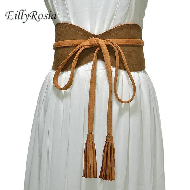 Bride Brown Wide Ladies Belt For Dresses Leather Burgundy Black Self Tie Female Faux Leather Cummerbunds For Women Waistband
Bride Brown Wide Ladies Belt For Dresses Leather Burgundy Black Self Tie Female Faux Leather Cummerbunds For Women Waistband
