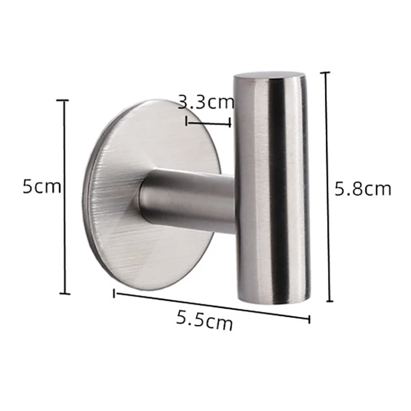 4PCS Bathroom Hooks for Kitchen Door Wall Hanger Wall Hooks Hanger Robe Towel Hook 304 Stainless Steel Accesorios
4PCS Bathroom Hooks for Kitchen Door Wall Hanger Wall Hooks Hanger Robe Towel Hook 304 Stainless Steel Accesorios