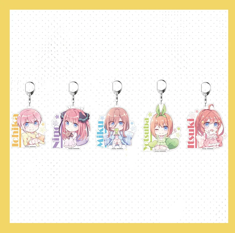 The Quintessential Quintuplets Nakano Yotsuba Nakano Nino Cosplay PVC Figure Pendant Keychain Keyring Figure Kids Toy 575
The Quintessential Quintuplets Nakano Yotsuba Nakano Nino Cosplay PVC Figure Pendant Keychain Keyring Figure Kids Toy 575