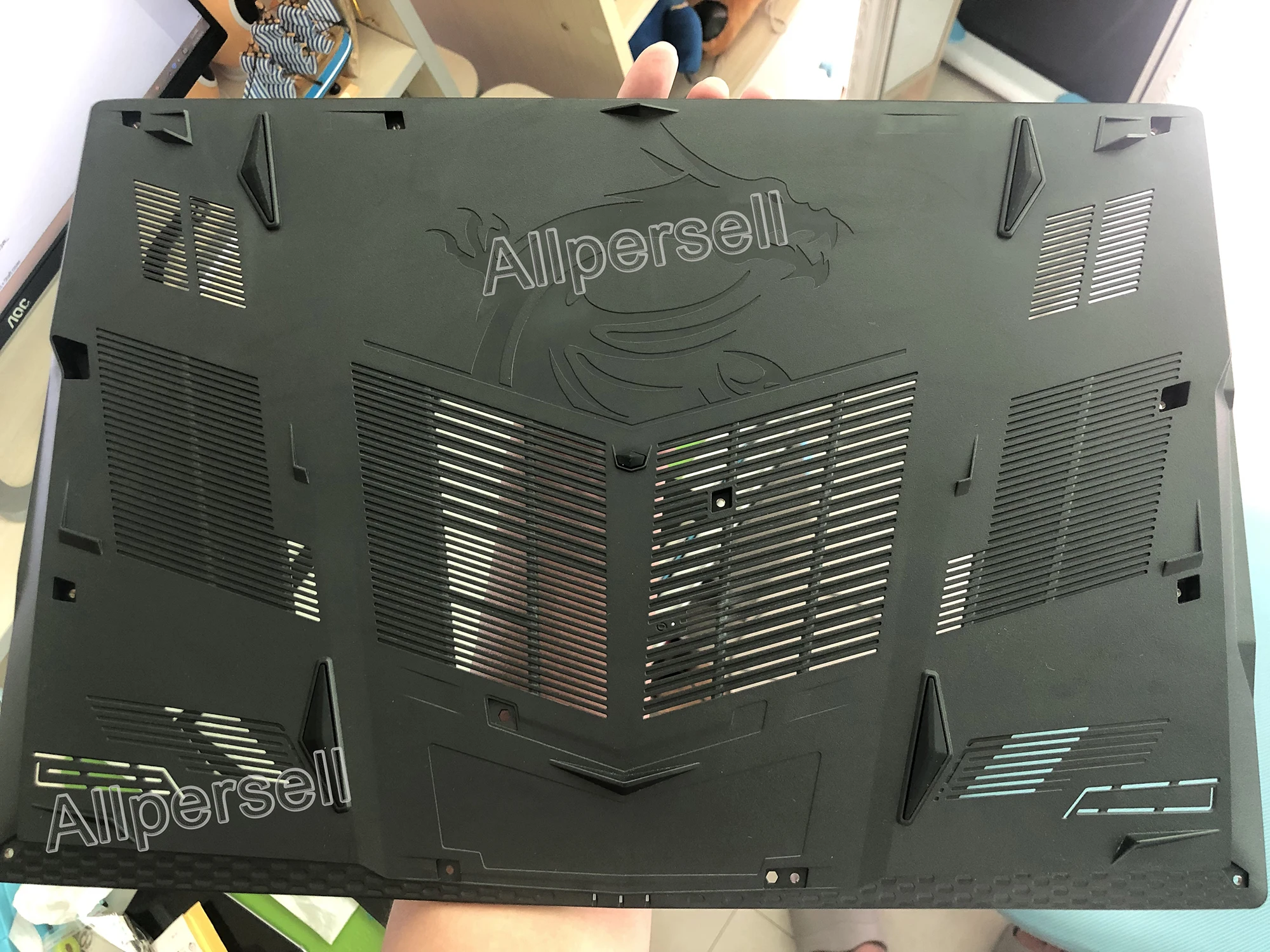 Laptop back cover for MSI GP73 palm rest case bottom shell hinge cover 
Laptop back cover for MSI GP73 palm rest case bottom shell hinge cover