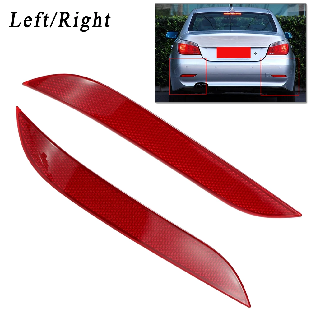 Exterior Rear Reflector Light Reflective Left/Right Red Break Portable