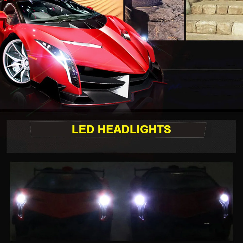 Remote Control 1:16 RC Car 4-Channel Headlight Remote Control Drifting Race Sports Car for Boys
Remote Control 1:16 RC Car 4-Channel Headlight Remote Control Drifting Race Sports Car for Boys