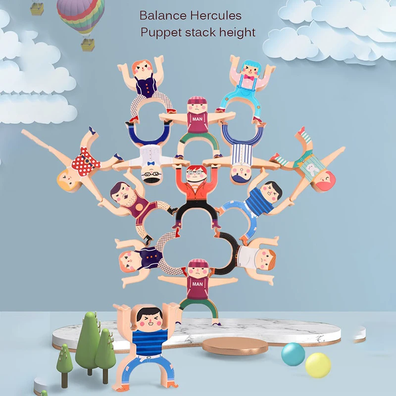 Kids Educational Balance Hercules Acrobatic Child Stacking High Blocks Wooden Balancing Training Toy Early Education Toy Gift
Kids Educational Balance Hercules Acrobatic Child Stacking High Blocks Wooden Balancing Training Toy Early Education Toy Gift