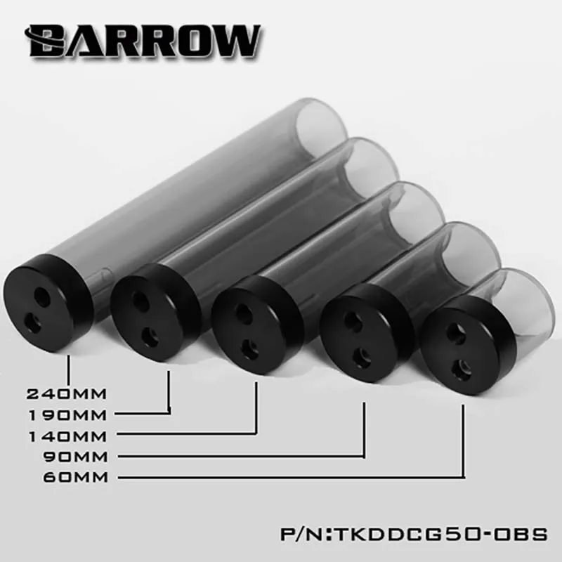 Barrow TKDDCG50-OBS pc Water cooling tank Expand Assembly for DDC modified cover Black body for water cooler building
Barrow TKDDCG50-OBS pc Water cooling tank Expand Assembly for DDC modified cover Black body for water cooler building