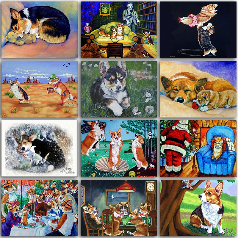 Full Square/Round 5D Diy Diamond Painting Animal Dog Home Decor Art 3D Diamond Embroidery Cross Stitch Rhinestone Mosaic Picture
Full Square/Round 5D Diy Diamond Painting Animal Dog Home Decor Art 3D Diamond Embroidery Cross Stitch Rhinestone Mosaic Picture