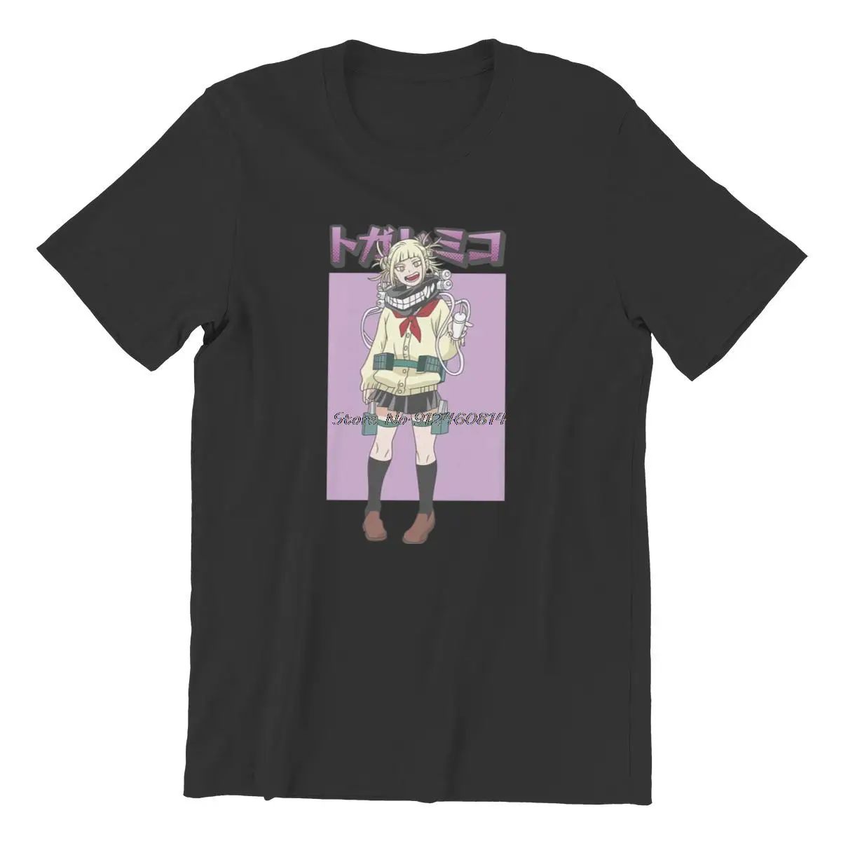 Men T-shirt Boku no hero academia Himiko Toga full Black Vintage Cute Men Cotton O-neck Tshirt Hip Hop Tees Streetwear Harajuku
Men T-shirt Boku no hero academia Himiko Toga full Black Vintage Cute Men Cotton O-neck Tshirt Hip Hop Tees Streetwear Harajuku