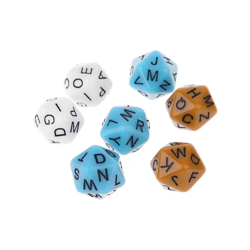H053 шт./компл. 20-сторонние D20 буквы английского алфавита, циферблаты для детской обучающей игрушки
H053 шт./компл. 20-сторонние D20 буквы английского алфавита, циферблаты для детской обучающей игрушки