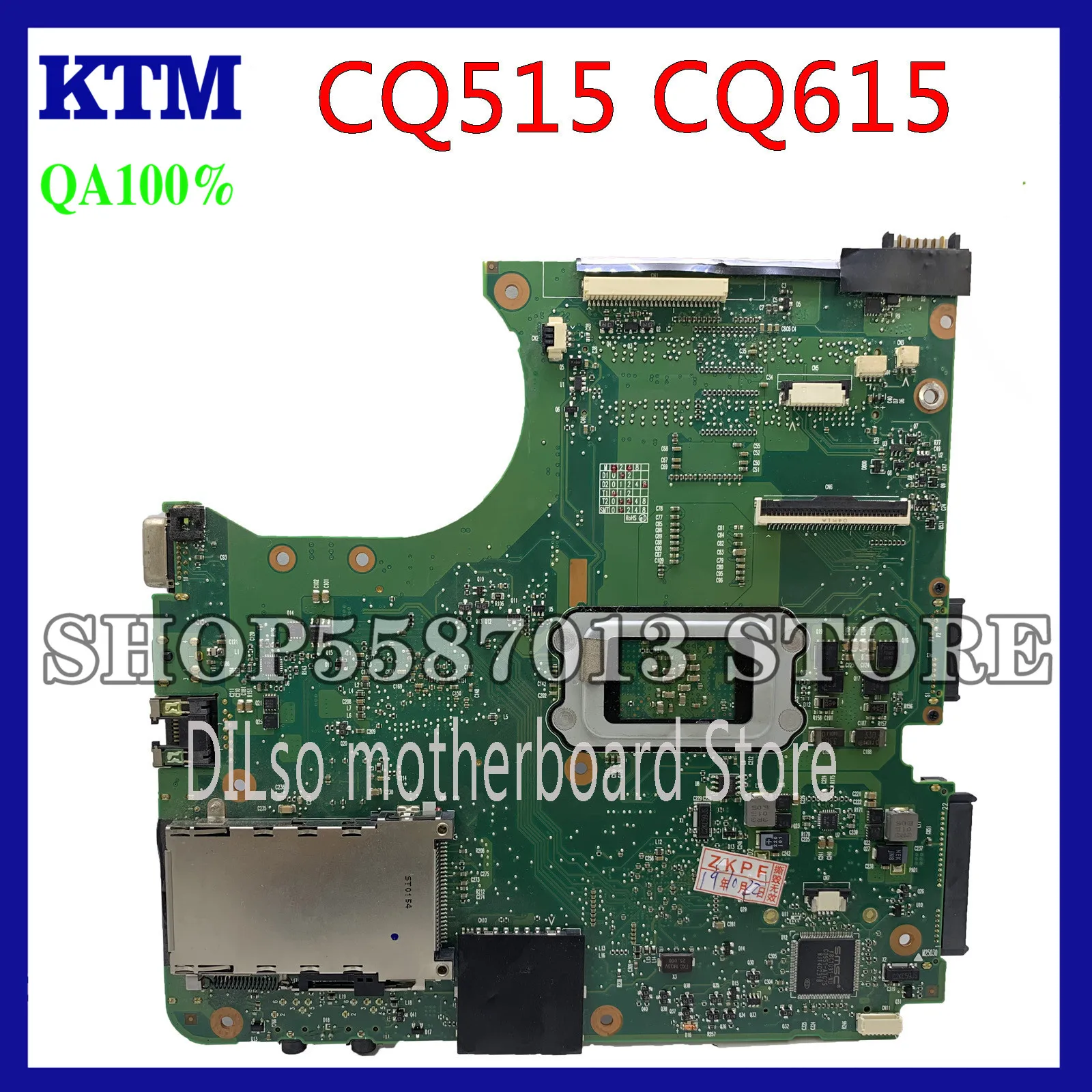 KEFU 538391-001 Motherboard For HP compaq 515 615 CQ515 CQ615 Laptop Motherboard MB 100% original
KEFU 538391-001 Motherboard For HP compaq 515 615 CQ515 CQ615 Laptop Motherboard MB 100% original