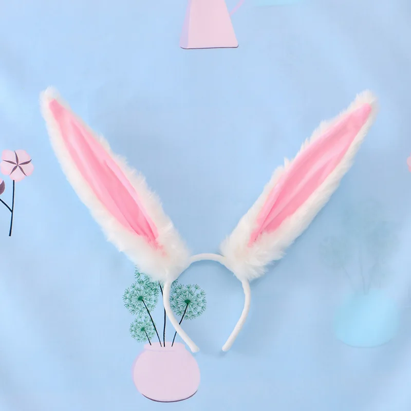 Gothic Ear Lolita Cosplay Headband Fluffy Plush Long Rabbit Bunny Ears Hair Hoop Cartoon Anime Headpiece Bandana
Gothic Ear Lolita Cosplay Headband Fluffy Plush Long Rabbit Bunny Ears Hair Hoop Cartoon Anime Headpiece Bandana