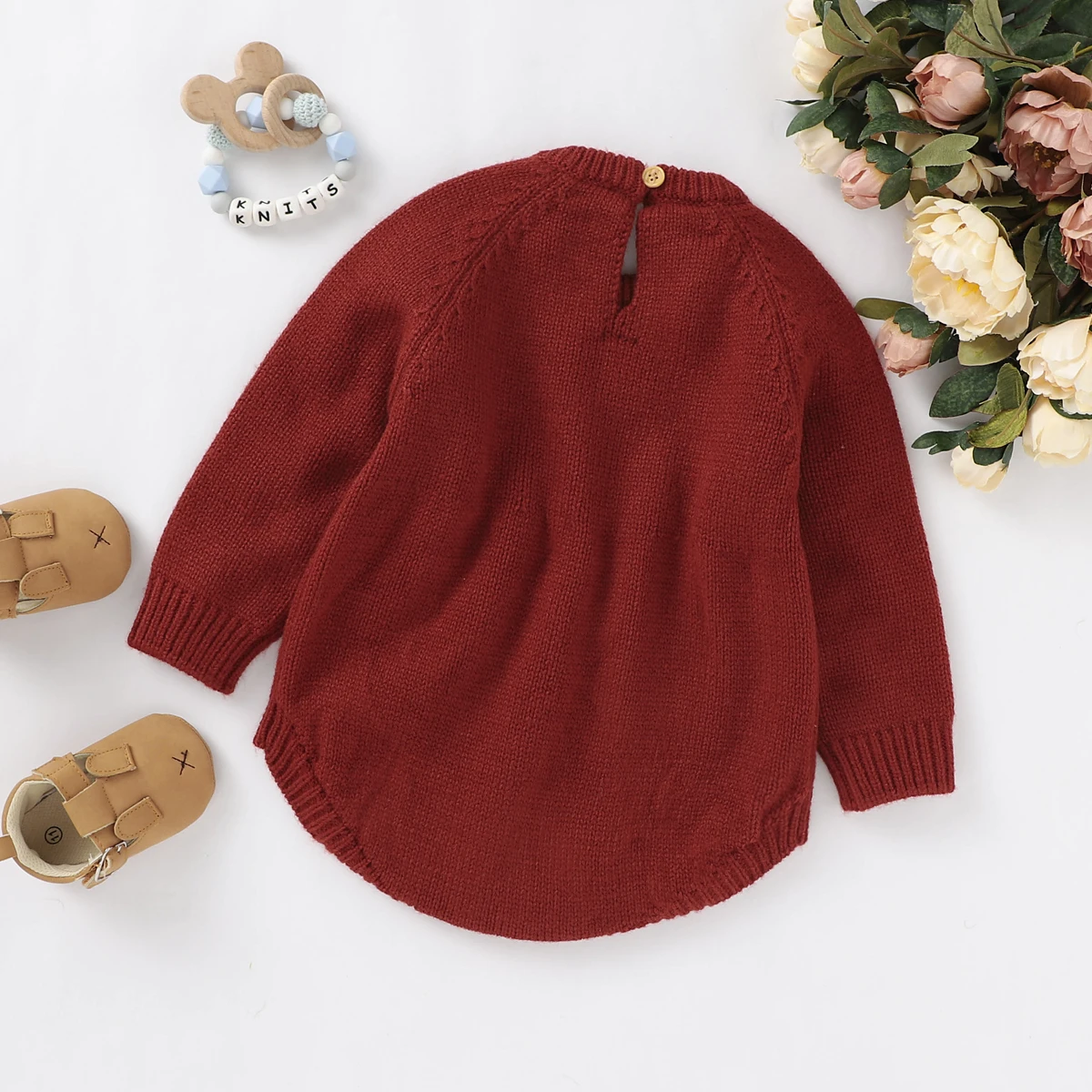Newborn Baby Girl Clothes Long Sleeve Embroidery Romper Fashion Autumn Winter Knitted Jumpsuit for Kids Girls
Newborn Baby Girl Clothes Long Sleeve Embroidery Romper Fashion Autumn Winter Knitted Jumpsuit for Kids Girls