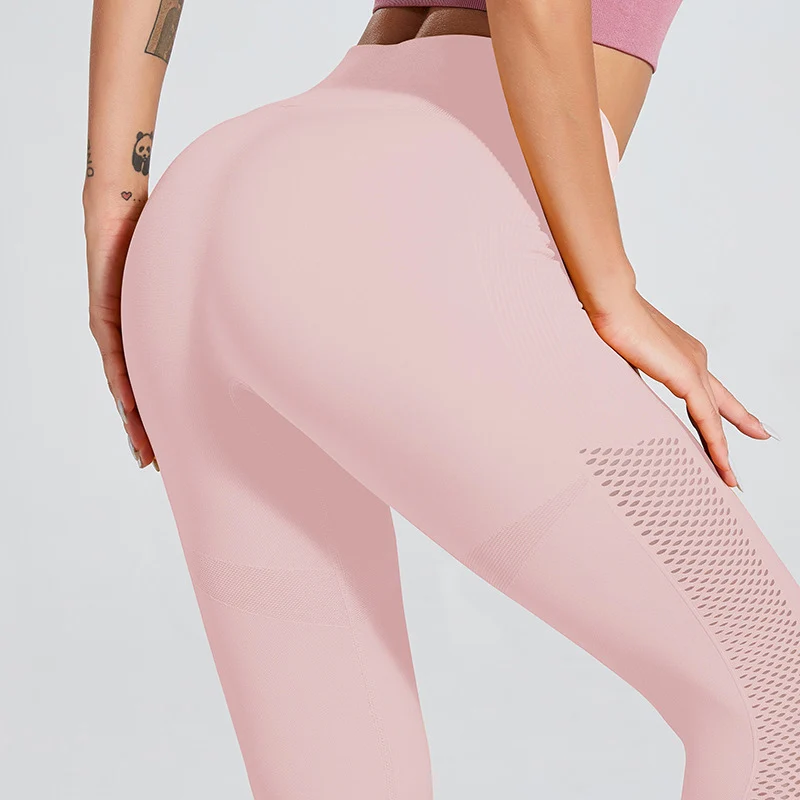 NORMOV Women Leggings Fitness High Waist Hollow Out Spandex Jeggings Solid Push Up Workout Seamless Sexy Leggings Feminina 
NORMOV Women Leggings Fitness High Waist Hollow Out Spandex Jeggings Solid Push Up Workout Seamless Sexy Leggings Feminina