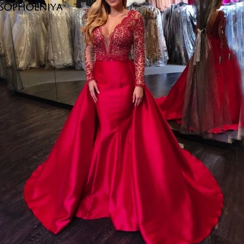 New Arrival Gorgeous V Neck Evening Dress Beading Bodice Long Sleeve Robe de Soiree Prom Dresses Abendkleider Robe Longue платье
New Arrival Gorgeous V Neck Evening Dress Beading Bodice Long Sleeve Robe de Soiree Prom Dresses Abendkleider Robe Longue платье