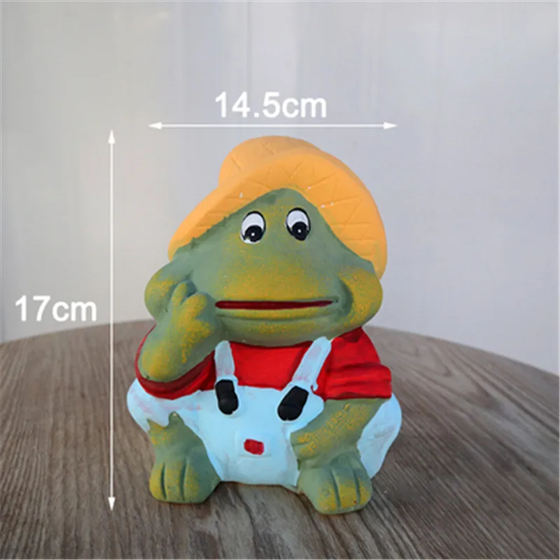 WU CHEN LONG Frog Garden Statue Potted Plant Decorative Sculptures Cartoon Frog Flowerpot Ceramic Horticultural Decor A2229
WU CHEN LONG Frog Garden Statue Potted Plant Decorative Sculptures Cartoon Frog Flowerpot Ceramic Horticultural Decor A2229