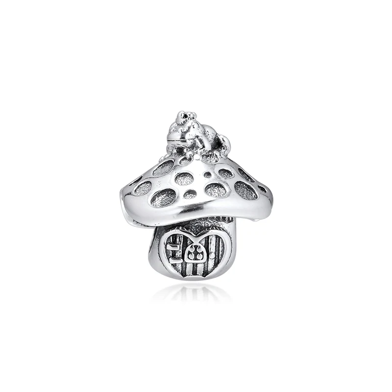 

Fits Pandora Bracelet Original 925 Sterling Silver Beads Mushroom & Frog Charm Women Jewelry DIY Making kralen pulsera Wholesale