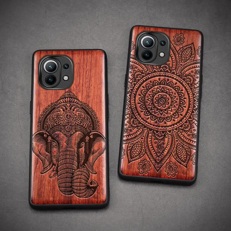 Wood Case Xiaomi POCO X3 F2 F3 X2 Covers Luxury Carved Shell Mi 9 9T 10 11 Pro Ultra Lite MIX 3 Note Accessory Hull 
Wood Case Xiaomi POCO X3 F2 F3 X2 Covers Luxury Carved Shell Mi 9 9T 10 11 Pro Ultra Lite MIX 3 Note Accessory Hull