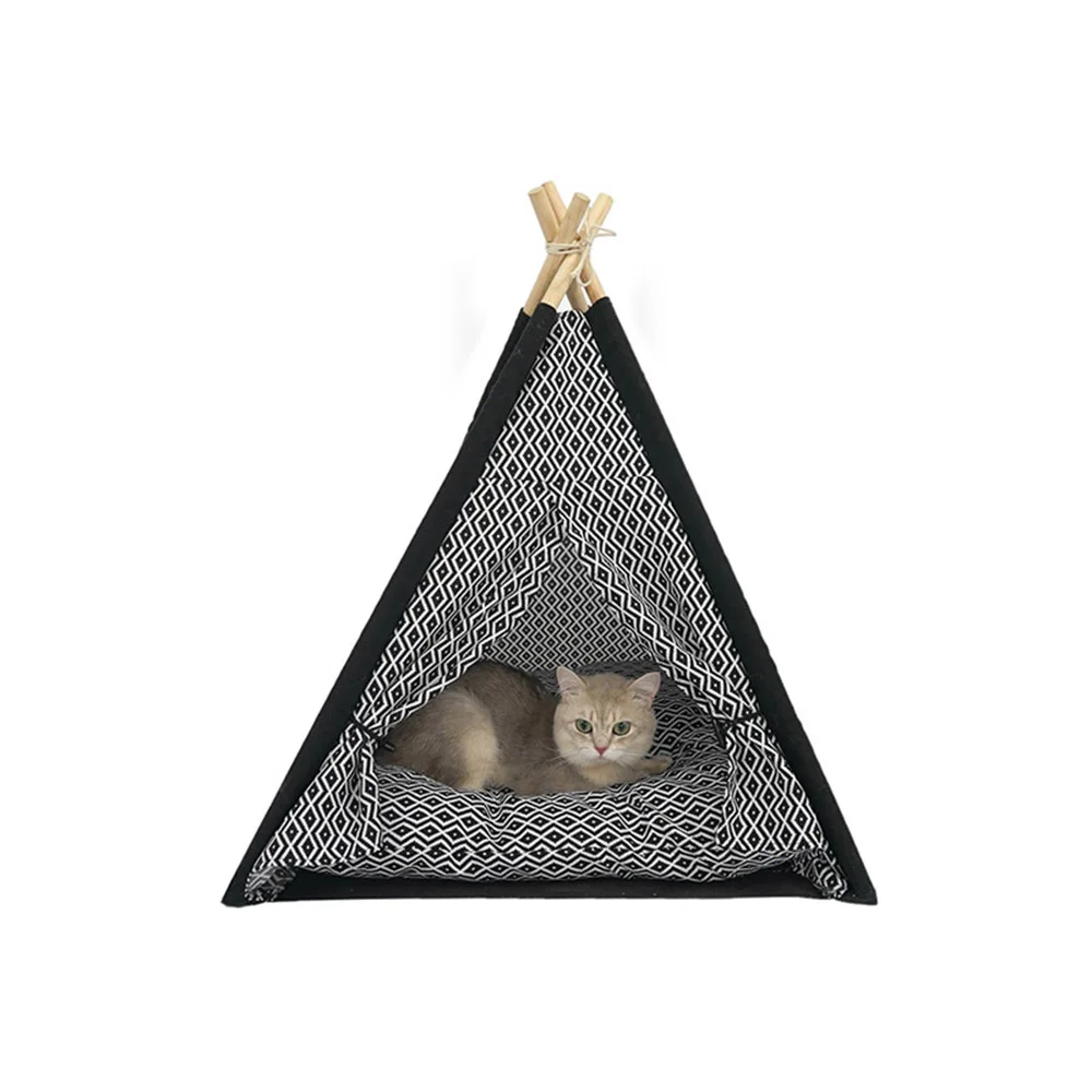 New Canvas Pet House Soft Pet Tent For Dogs Puppy Cat Bed Teepee Nest Cat Shed Dog Tent Kennel With Cushion Cute Pet Supplies
New Canvas Pet House Soft Pet Tent For Dogs Puppy Cat Bed Teepee Nest Cat Shed Dog Tent Kennel With Cushion Cute Pet Supplies