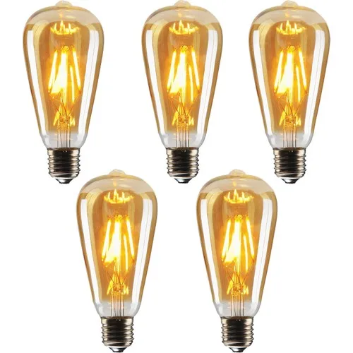 Edison St64 Filament Rustic 4W Led Bulb 5s Decorative Vintage Lighting 
Edison St64 Filament Rustic 4W Led Bulb 5s Decorative Vintage Lighting