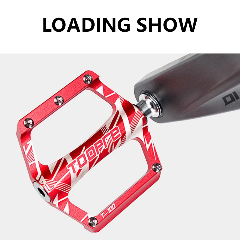 TOOPRE 2pcs Bicycle Pedals Bearing Aluminum Alloy Flat Lightweight Bike Pedal for Road MTB Outdoor Cycling Accessories
TOOPRE 2pcs Bicycle Pedals Bearing Aluminum Alloy Flat Lightweight Bike Pedal for Road MTB Outdoor Cycling Accessories