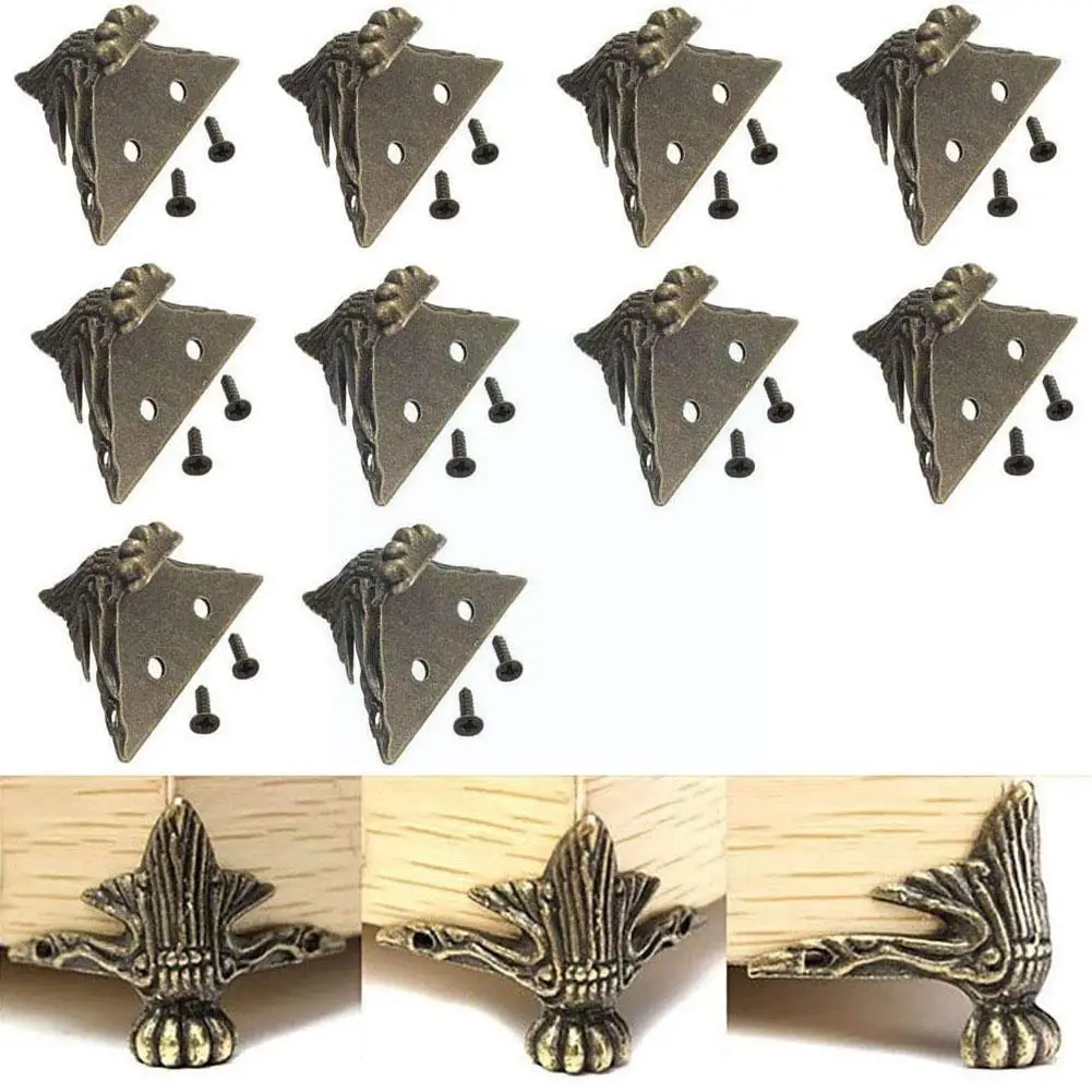 4PCS Antique Wood Box Feet Leg Corner Protector Triangle 40x30mm Rattan For Furniture Decorative Hardware Bracket Carved H5A4
4PCS Antique Wood Box Feet Leg Corner Protector Triangle 40x30mm Rattan For Furniture Decorative Hardware Bracket Carved H5A4