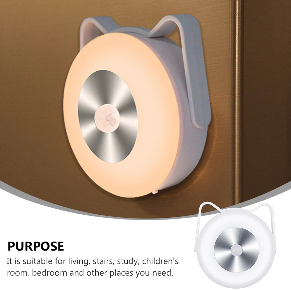 Lovely Body Induction Night Light Sensor White LED Light for Corridor Battery
Lovely Body Induction Night Light Sensor White LED Light for Corridor Battery