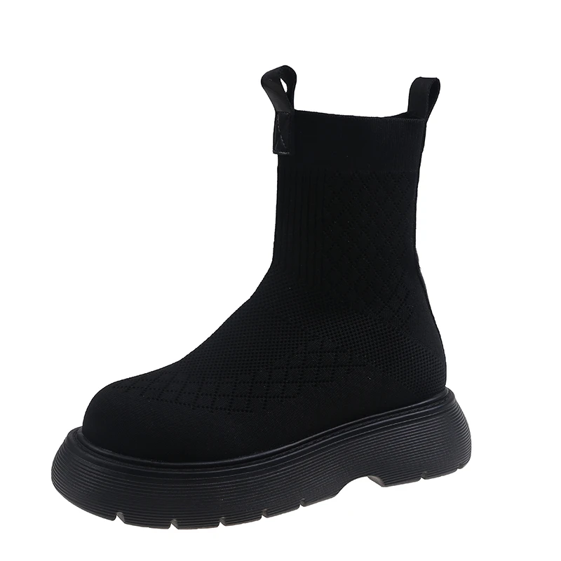 White Mid-Calf Boots Round Toe Sock Shoes Boots-Women Low Stockings Mid Calf Autumn Ladies Rubber 2021 Rock Solid Fabric Rome S
White Mid-Calf Boots Round Toe Sock Shoes Boots-Women Low Stockings Mid Calf Autumn Ladies Rubber 2021 Rock Solid Fabric Rome S