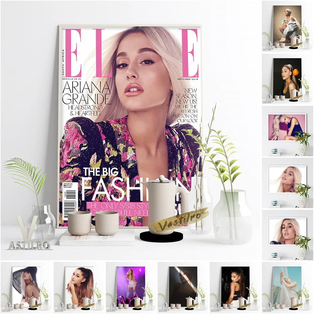 Ariana Grande Singer Print Poster Sweetener Album Music Star Wall Art Sexy Girl Canvas Painting Fashion Magazine Home Room Decor
Ariana Grande Singer Print Poster Sweetener Album Music Star Wall Art Sexy Girl Canvas Painting Fashion Magazine Home Room Decor