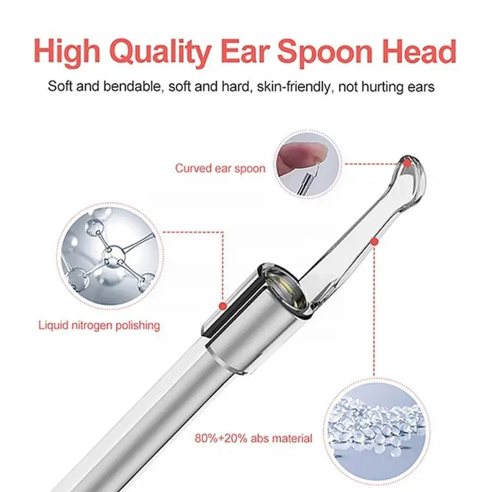 Visual Ear Sticks Endoscope 300W High Precision Earpick Cleaner Healthy Ear Otoscope Mini Care Camera R0I0
Visual Ear Sticks Endoscope 300W High Precision Earpick Cleaner Healthy Ear Otoscope Mini Care Camera R0I0