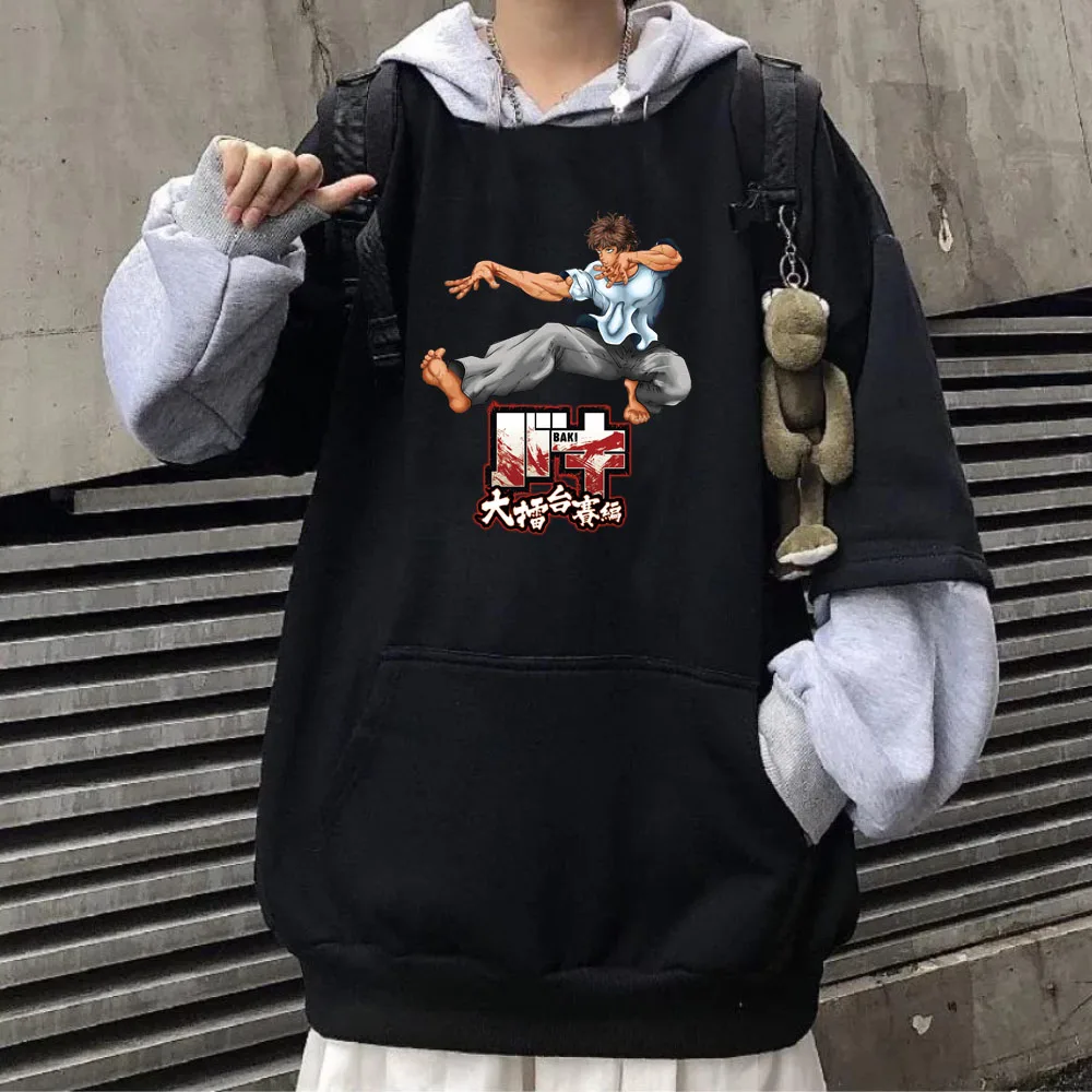 Baki The Grappler Winter Anime Hoodie Pullovers Tops Loose Fit Male Female 
Baki The Grappler Winter Anime Hoodie Pullovers Tops Loose Fit Male Female
