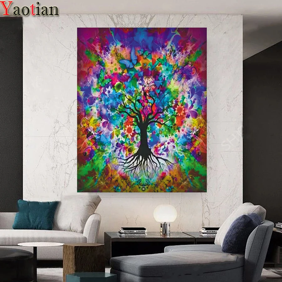 Diamond Painting 5D Abstract Color Tree Of Life Full Square Drill Diy Diamond Embroidery Mosaic Needlework Home Decoration New
Diamond Painting 5D Abstract Color Tree Of Life Full Square Drill Diy Diamond Embroidery Mosaic Needlework Home Decoration New