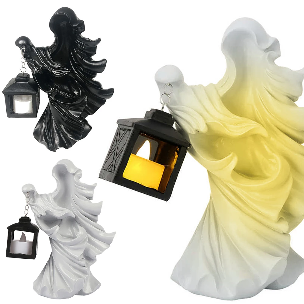 Faceless Ghost Sculpture Halloween Hell Ghost Messenger Carry Lantern Witch Halloween Decoration Home Garden Decor Ornaments
Faceless Ghost Sculpture Halloween Hell Ghost Messenger Carry Lantern Witch Halloween Decoration Home Garden Decor Ornaments