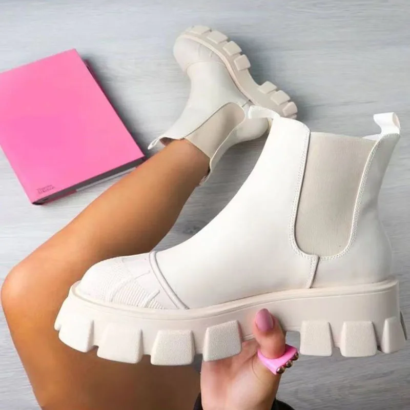 Women Chunky Chelsea Boots 2021 Woman Casual Platform Heels New Ladies Elastic Band Ankle Boots Female Comfort Shoes Plus Size
Women Chunky Chelsea Boots 2021 Woman Casual Platform Heels New Ladies Elastic Band Ankle Boots Female Comfort Shoes Plus Size