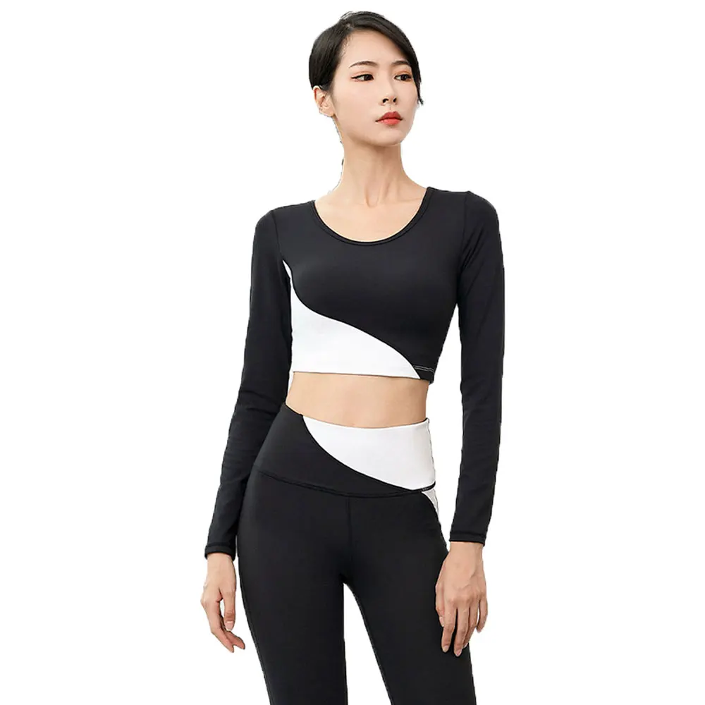Women Sportswear Yoga Set Seamless Leggings Long Sleeve Crop Top Sports Bra Gym Clothing Fitness Workout Running Sports Suit
Women Sportswear Yoga Set Seamless Leggings Long Sleeve Crop Top Sports Bra Gym Clothing Fitness Workout Running Sports Suit