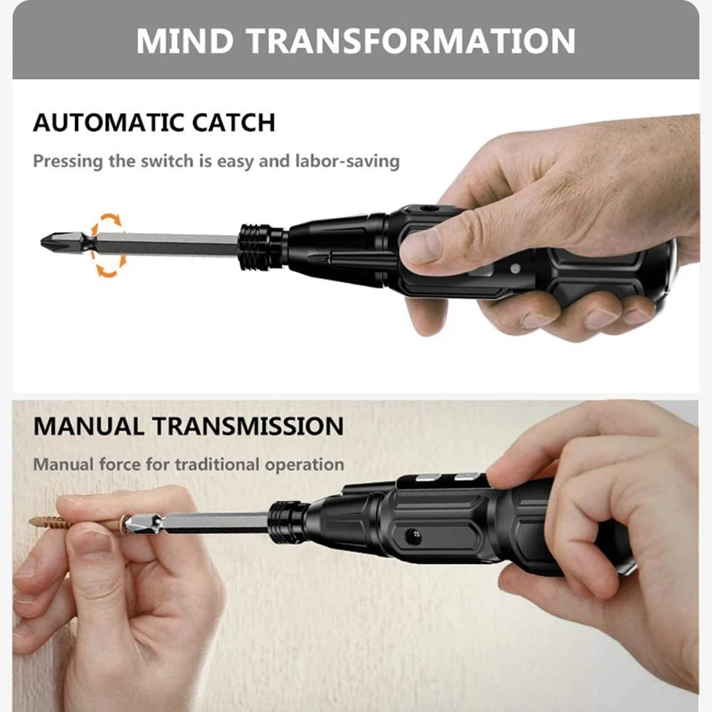 4.2V Mini Electric Household Electric Screwdriver Drill Tool USB Charging Convenient Automatic Screwdriver Tool
4.2V Mini Electric Household Electric Screwdriver Drill Tool USB Charging Convenient Automatic Screwdriver Tool
