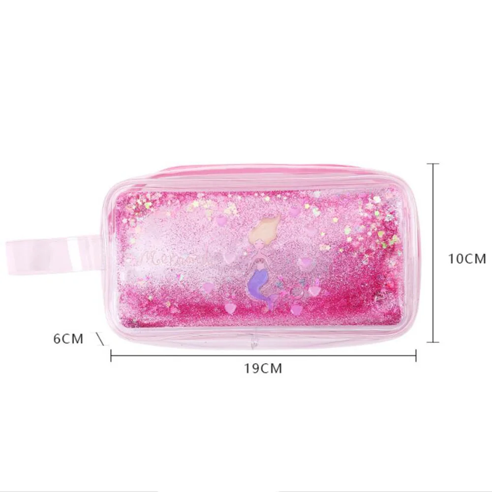 Glitter Sequins Translucent Pencil Bag Kawaii Stationery Large Capacity Makeup Brush Storage Bag Fashion School Office Supplies
Glitter Sequins Translucent Pencil Bag Kawaii Stationery Large Capacity Makeup Brush Storage Bag Fashion School Office Supplies