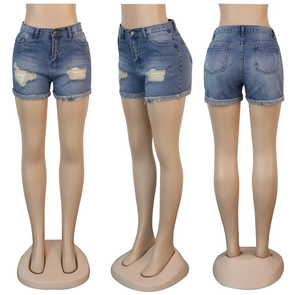 European and American new sexy solid color wear-out super shorts fashion slim high waist button women's hot pants
European and American new sexy solid color wear-out super shorts fashion slim high waist button women's hot pants