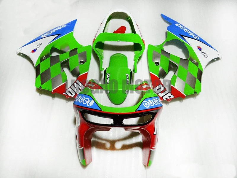 

Fairings Kit For Kawasaki Ninja ZX6R ZX-6R 98 99 636 Red Blu Green ZX 6R Bodywork 1998 1999 ZX-636 Racing Motorcycle Fairing Set