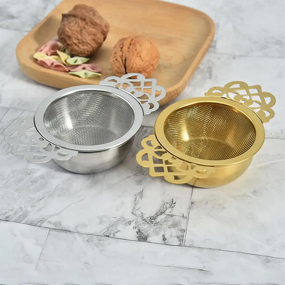 Tea Infuser Anti-rust Convenient 304 Stainless Steel Double Winged Handles Loose Leaf Tea Strainers for Home
Tea Infuser Anti-rust Convenient 304 Stainless Steel Double Winged Handles Loose Leaf Tea Strainers for Home