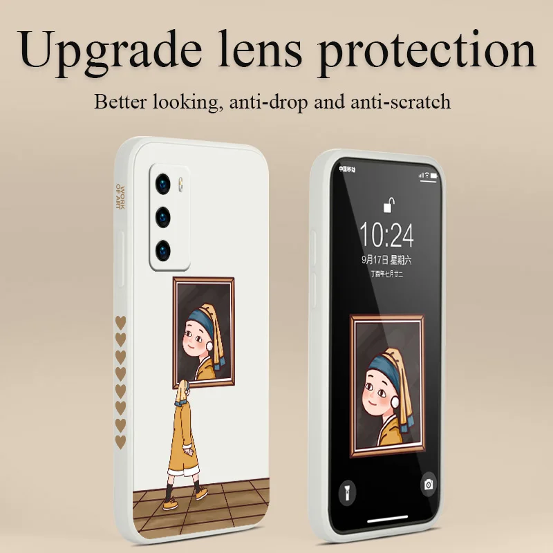 Boy Art Exhibition Phone Case For Huawei P40 P40Lite P30 P20 Mate 40 40Pro 30 20 Pro Lite P Smart 2021 Y7a Silicone Cover
Boy Art Exhibition Phone Case For Huawei P40 P40Lite P30 P20 Mate 40 40Pro 30 20 Pro Lite P Smart 2021 Y7a Silicone Cover