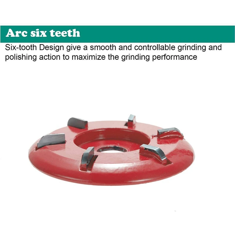 2 Pcs Six/Three Teeth Power Wood Carving Disc Woodworking Milling Cutter Tools, Wood Turbo Carving Disc (Arc Teeth)
2 Pcs Six/Three Teeth Power Wood Carving Disc Woodworking Milling Cutter Tools, Wood Turbo Carving Disc (Arc Teeth)