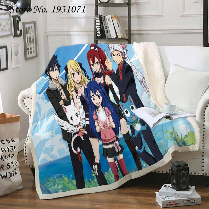 Anime FAIRY TAIL 3D Printed Fleece Blanket for Beds Thick Quilt Fashion Bedspread Sherpa Throw Blanket Adults Kids 15
Anime FAIRY TAIL 3D Printed Fleece Blanket for Beds Thick Quilt Fashion Bedspread Sherpa Throw Blanket Adults Kids 15