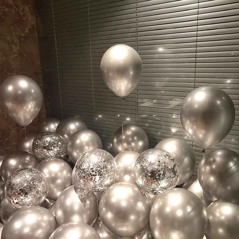 50pcs 10inch Chrome Metallic Latex Balloons and Glitter Clear Balloons Set Globos Wedding Birthdy Party Decor Helium Balls
50pcs 10inch Chrome Metallic Latex Balloons and Glitter Clear Balloons Set Globos Wedding Birthdy Party Decor Helium Balls