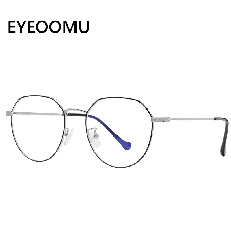 EYEOOMU New Vintage Women Blue Light Blocking Glasses UV400 Round Black Frame Men Myopia Farsighted Optical Eyewear For Computer
EYEOOMU New Vintage Women Blue Light Blocking Glasses UV400 Round Black Frame Men Myopia Farsighted Optical Eyewear For Computer