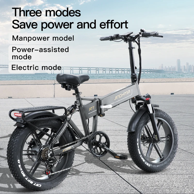 Велосипеды велосипед электрический широкий складной электровелосипед 800 Вт 48 В 4