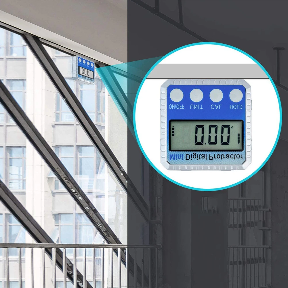 Digital Angle Gauge Finder Blue Electronic Level 360° Bevel Miter Inclinometer Measuring Tool with LCD Bevel Box Test Repair
Digital Angle Gauge Finder Blue Electronic Level 360° Bevel Miter Inclinometer Measuring Tool with LCD Bevel Box Test Repair
