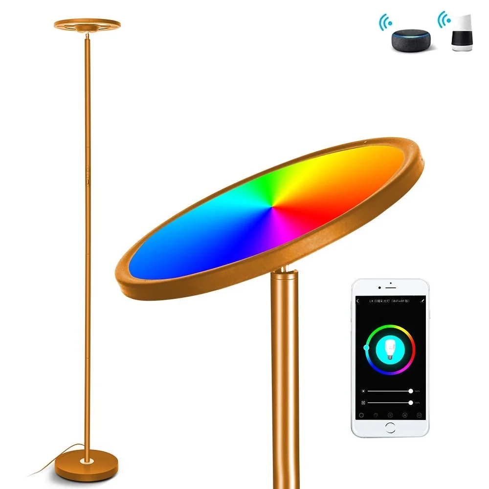 Modern LED Floor Lamp Smart WIFI Remote Control Dimmable Standing Lamps LED Corner Light With USB Charging Port For Living Room
Modern LED Floor Lamp Smart WIFI Remote Control Dimmable Standing Lamps LED Corner Light With USB Charging Port For Living Room